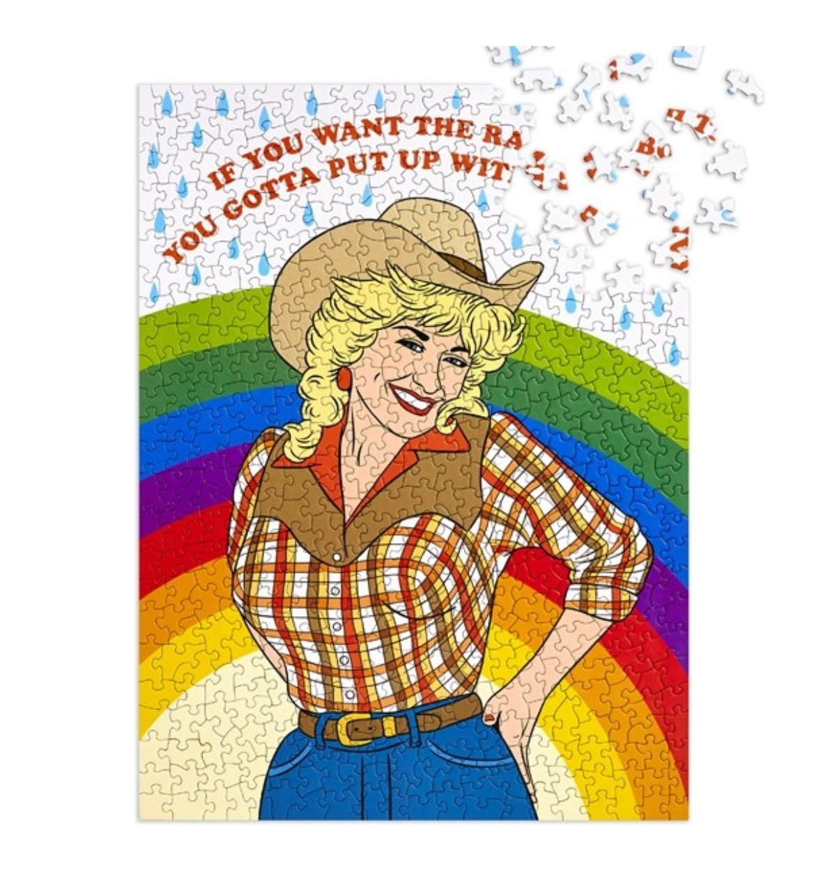 The Found Cowgirl Rainbow Puzzle