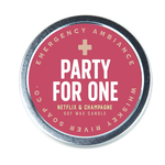 Whiskey River Soap Company Party For One Candle Tin