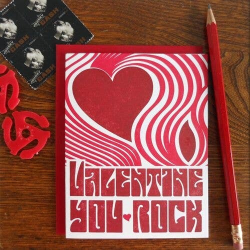 a. favorite design Fillmore Poster Valentine Card