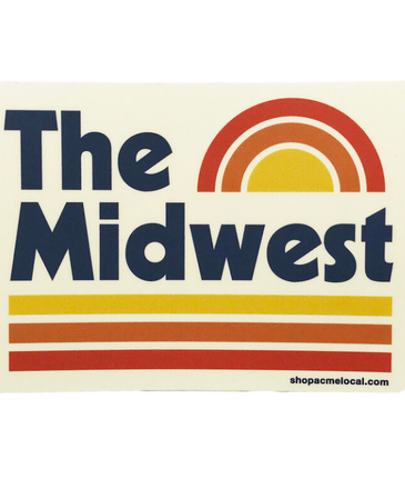 Ida Red Midwest Vintage Sticker