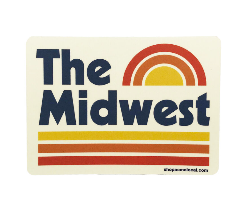 Ida Red Midwest Vintage Sticker
