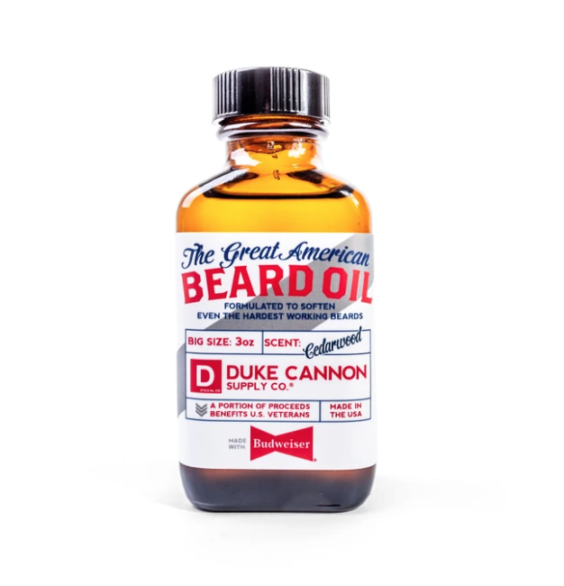 Duke Cannon Budweiser Beard Oil