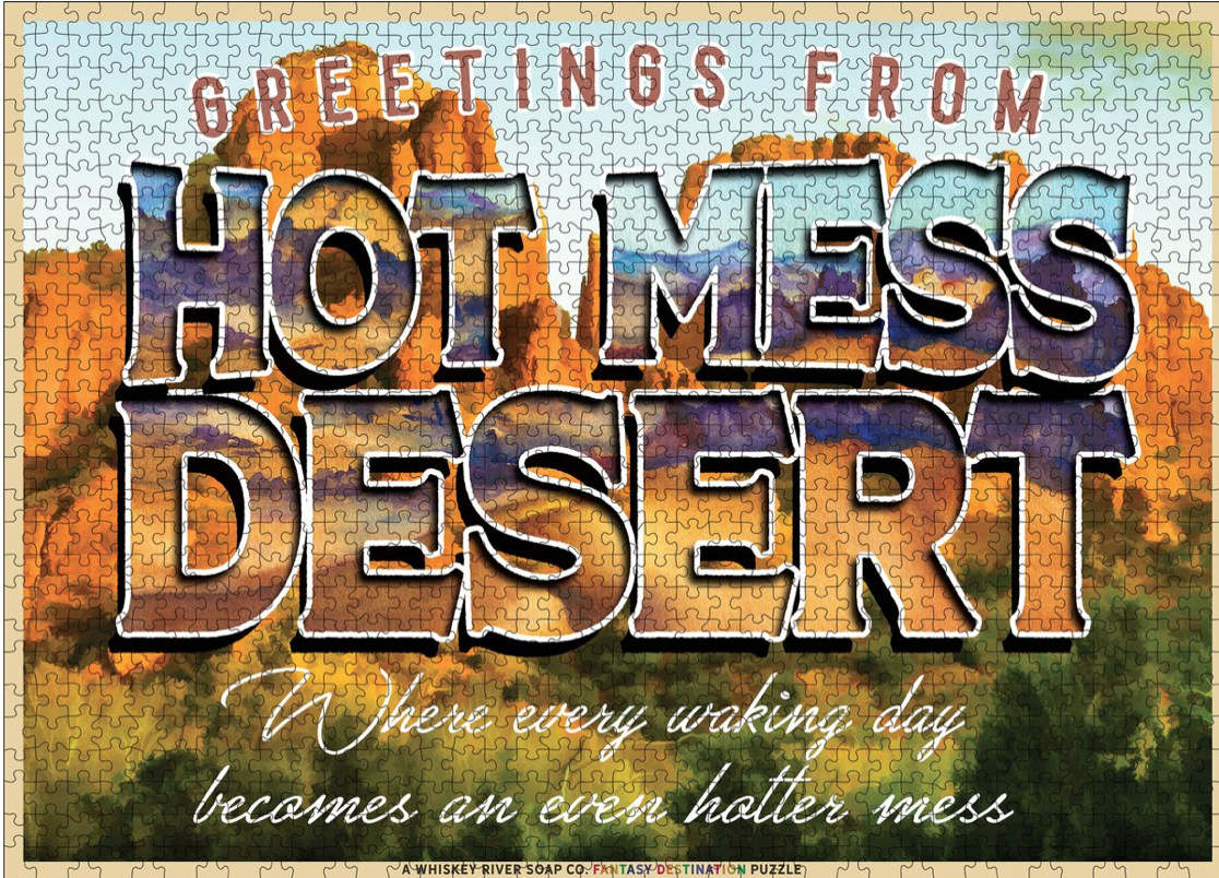 Whiskey River Soap Company Hot Mess Desert Puzzle