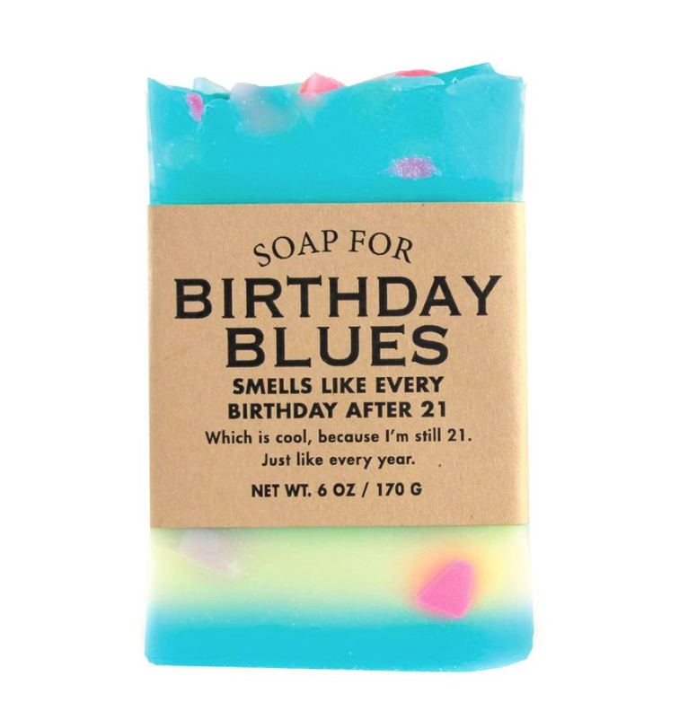 Whiskey River Soap Company Birthday Blues Soap