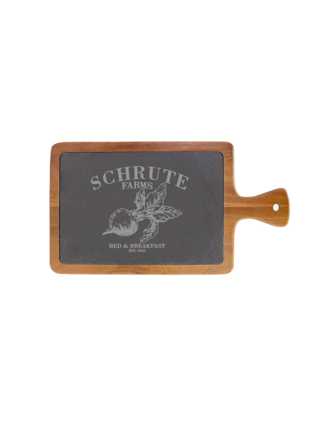 Wood Serving Tray - Schrute Farms