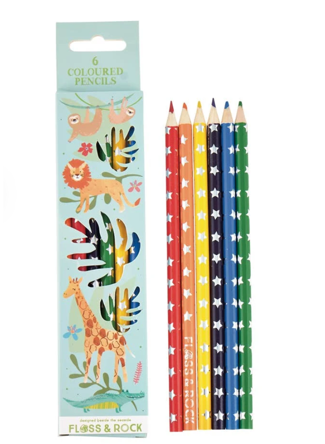 Jungle pack of 6 Pencils