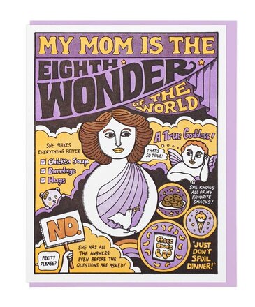 Lucky Horse Press My Mom Is the Eighth Wonder Card