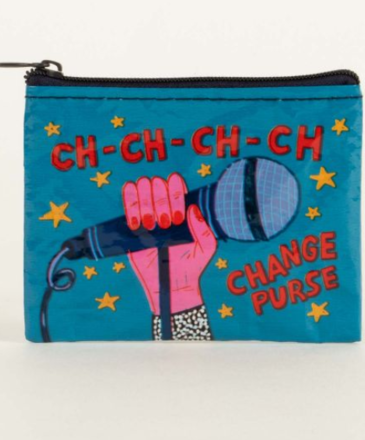 Blue Q Ch-Ch-Change Purse Coin Purse