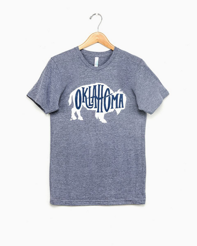 Livy Lu Bison Oklahoma Tshirt