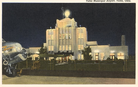 Found Image Press Tulsa Municipal Airport Magnet