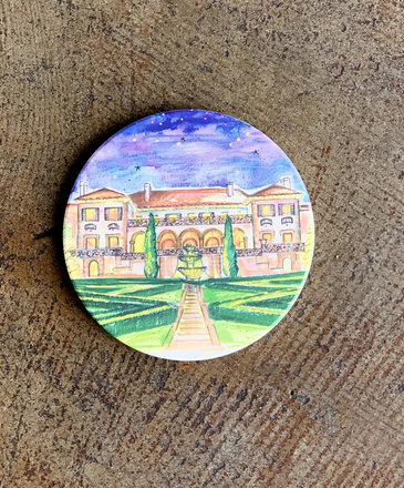 Tulsa In Ink Philbrook Coaster