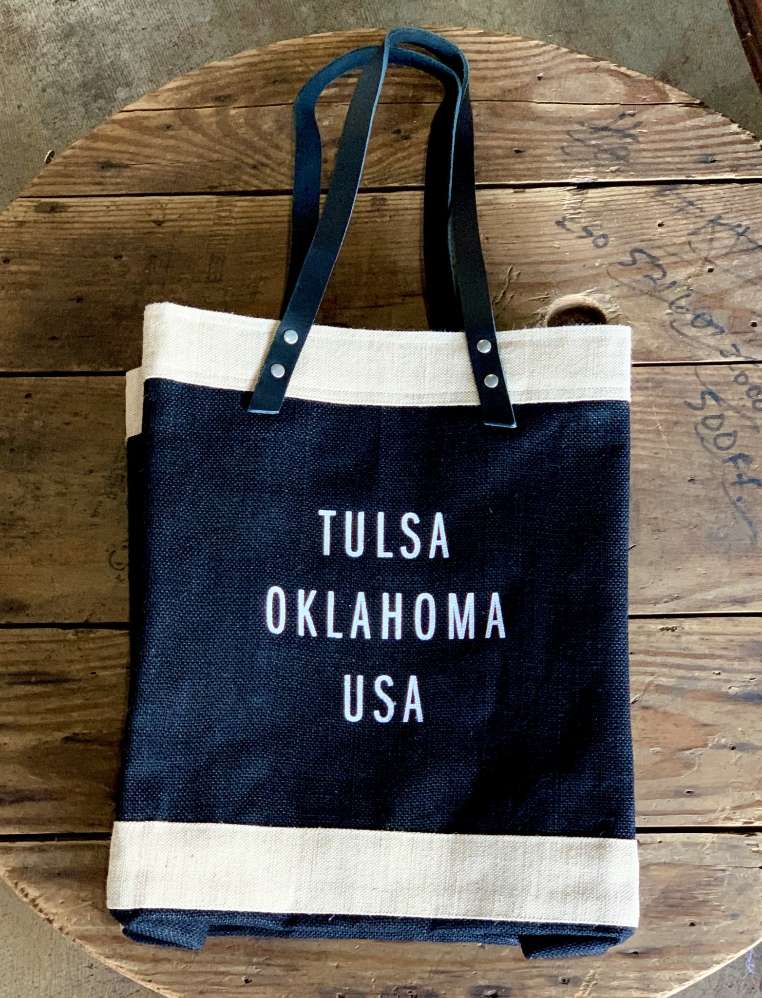Apolis Tulsa City Market Bag- Black