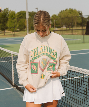 Livy Lu Oklahoma Patch Sweatshirt