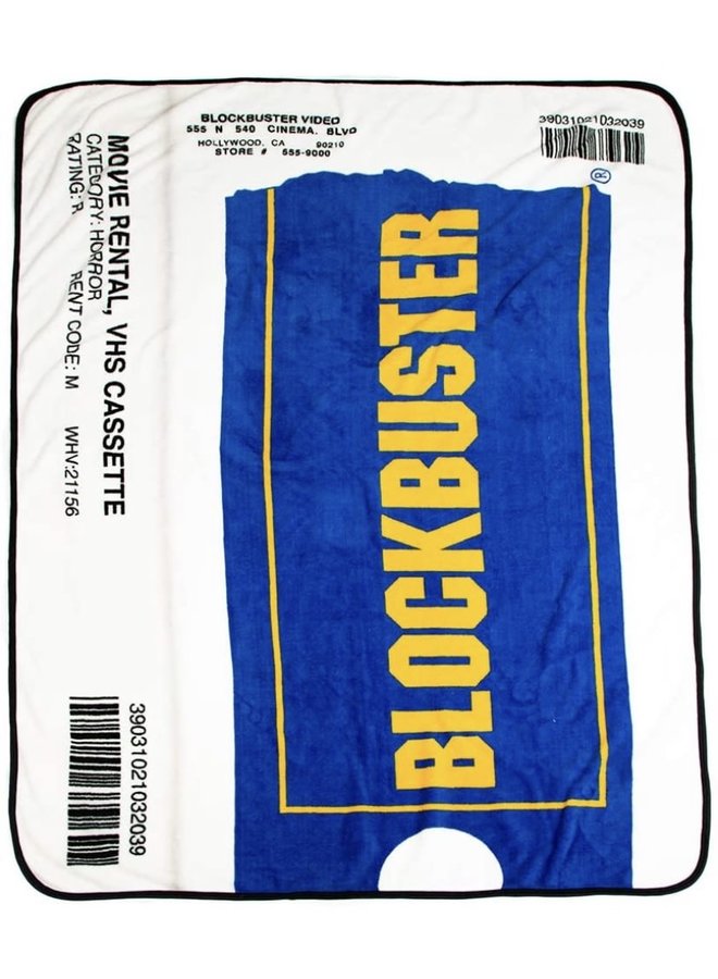 Blockbuster VHS  Plush Throw