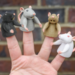 Archie McPhee Rat Finger Puppet