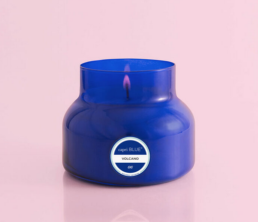 CURIO Signature Blue Jar Volcano Candle 19oz