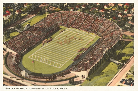 Found Image Press Skelly Stadium University of Tulsa Art Print