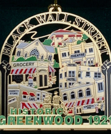 Whaling Graphics 2021 Black Wall Street Ornament