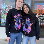 Ida Red Neon Bison Sweatshirt