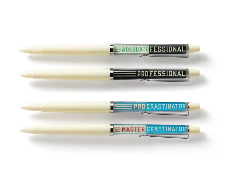Hatchette Book Group Professional Procrastinator Floaty Pen Set