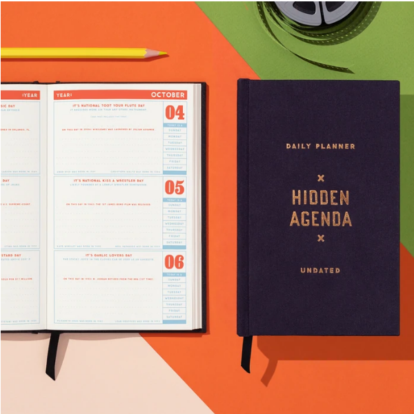 Hachette Book Group Hidden Agenda Daily Planner