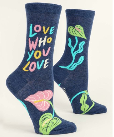 Blue Q Love Who You Love Women's Crew Socks