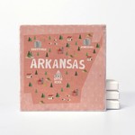 Versatile Coasters Arkansas State Illustration Coasters