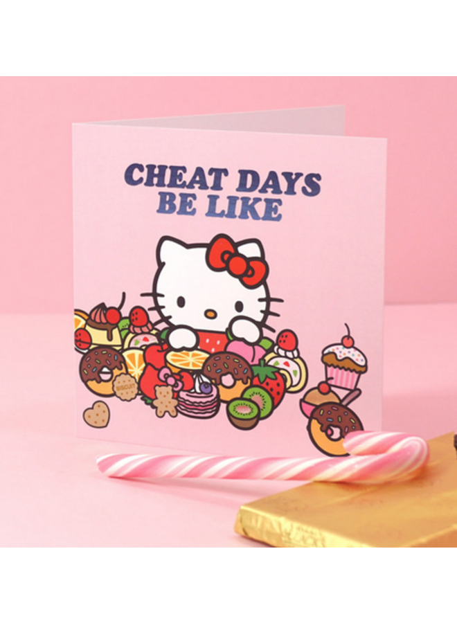 Cheat Days Hello Kitty Card