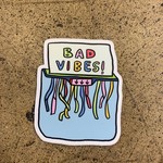 What's His Name Shred Bad Vibes Sticker