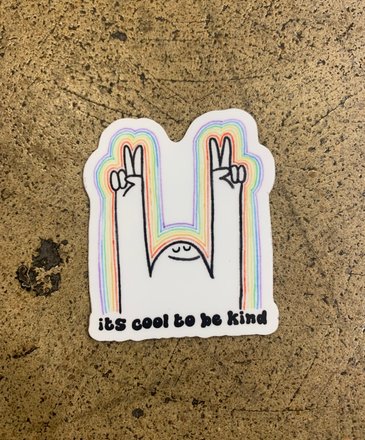 What's His Name Cool to be Kind Sticker