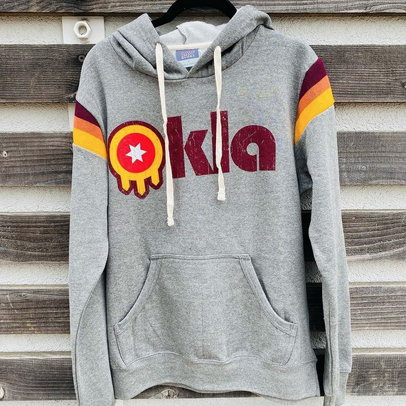 Ida Red OKLA Tulsa Hoodie Grey 2XL