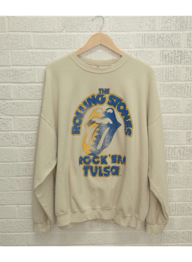 Rolling Stones Rock 'Em Tulsa Sweatshirt