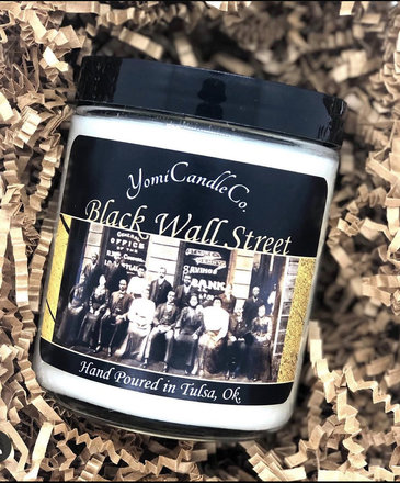 Yomi Candles Black Wall Street Candle