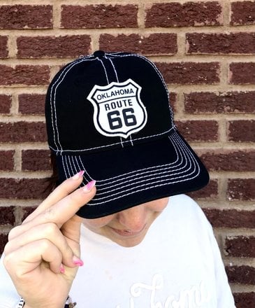 Ida Red Route 66 Hat Black/White