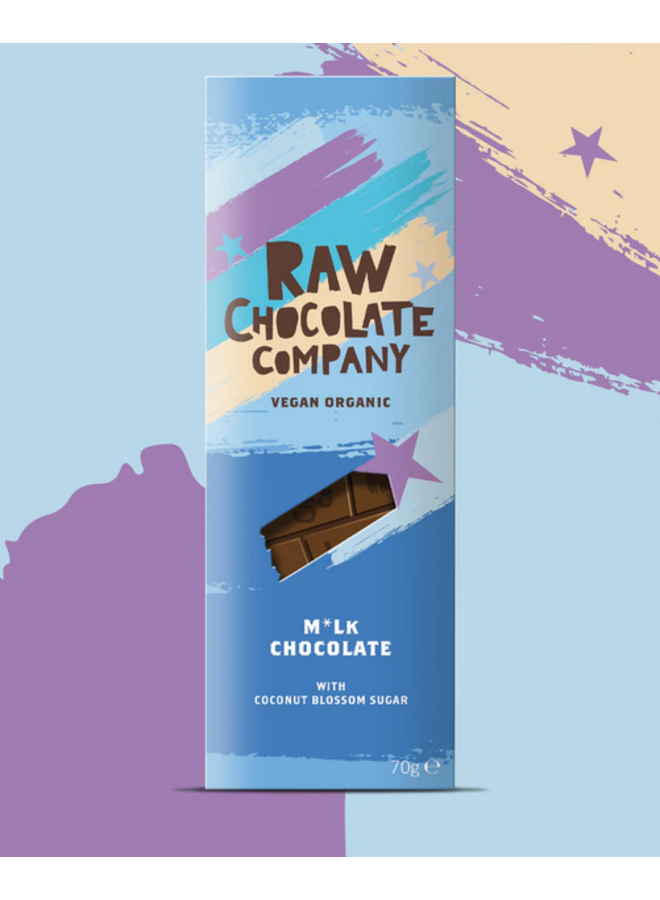 M*lk Chocolate Bar, Vegan, Organic & Low-sugar
