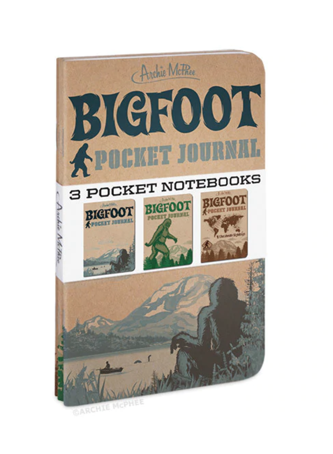 Bigfoot Set of 3 Notebooks