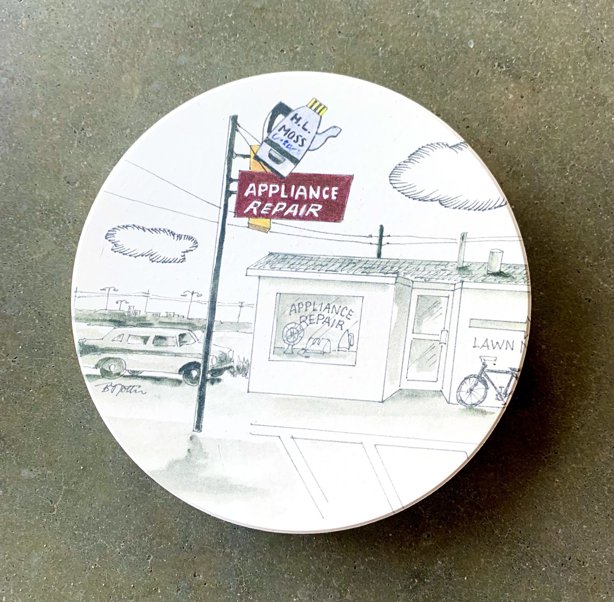 Tulsa In Ink Appliance Repair Coaster