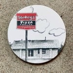 Tulsa In Ink Shakey's Pizza Parlor Coaster