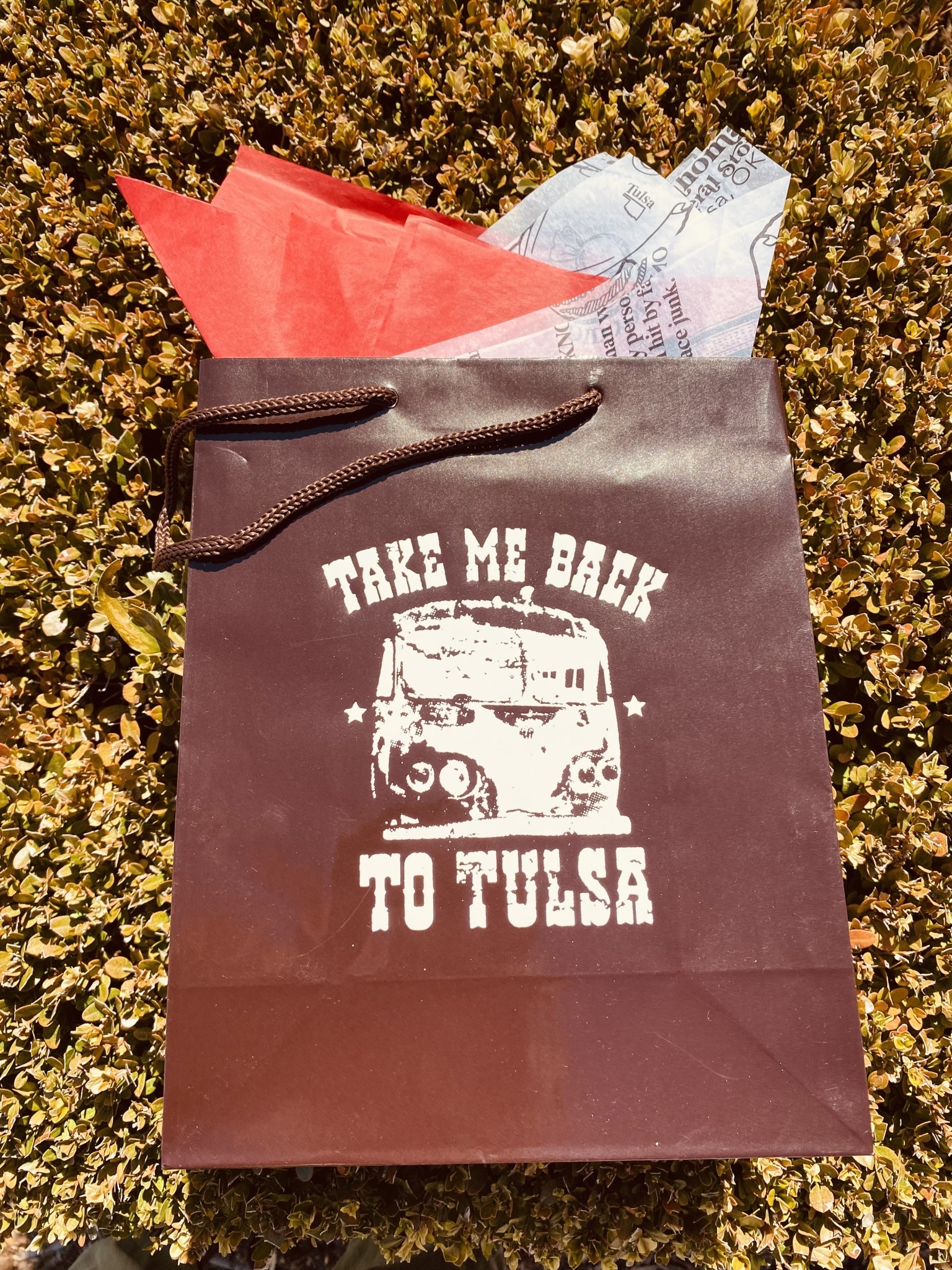 Ida Red Take Me Back to Tulsa Gift Bag