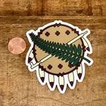 Ida Red Oklahoma Osage Shield Sticker