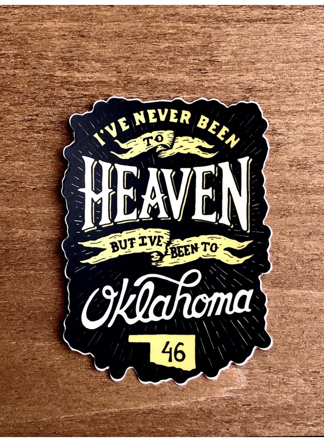 Heaven Oklahoma Sticker