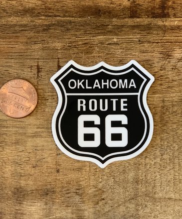 Ida Red Oklahoma Route 66 Sticker