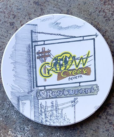 Tulsa In Ink Crow Creek Coaster