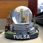 Zizo USA Inc Small Tulsa Skyline Globe