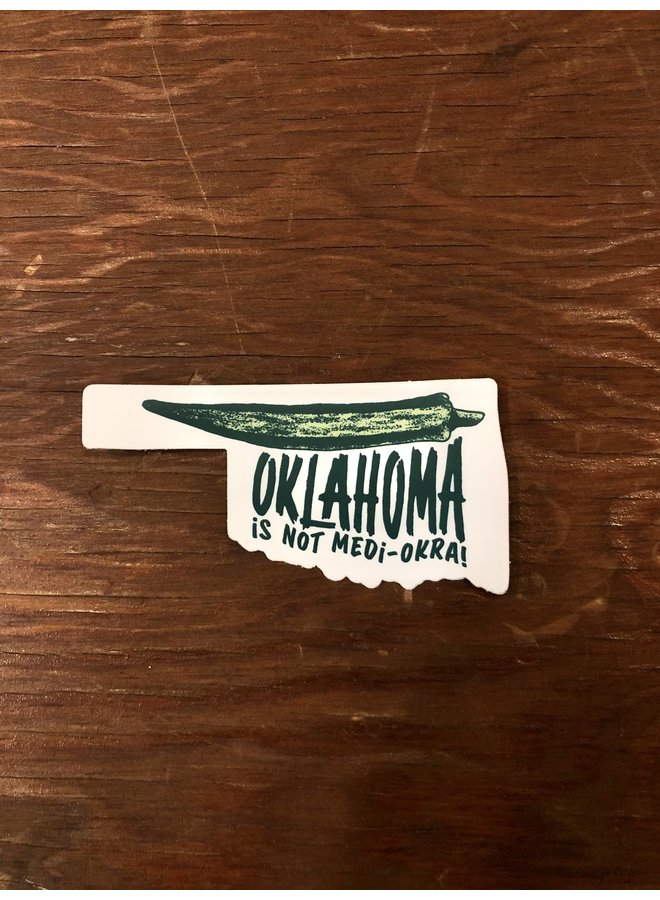 Oklahoma Medi-Okra Sticker