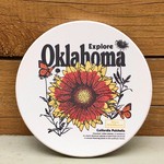 Ida Red Oklahoma Wildflower Coaster