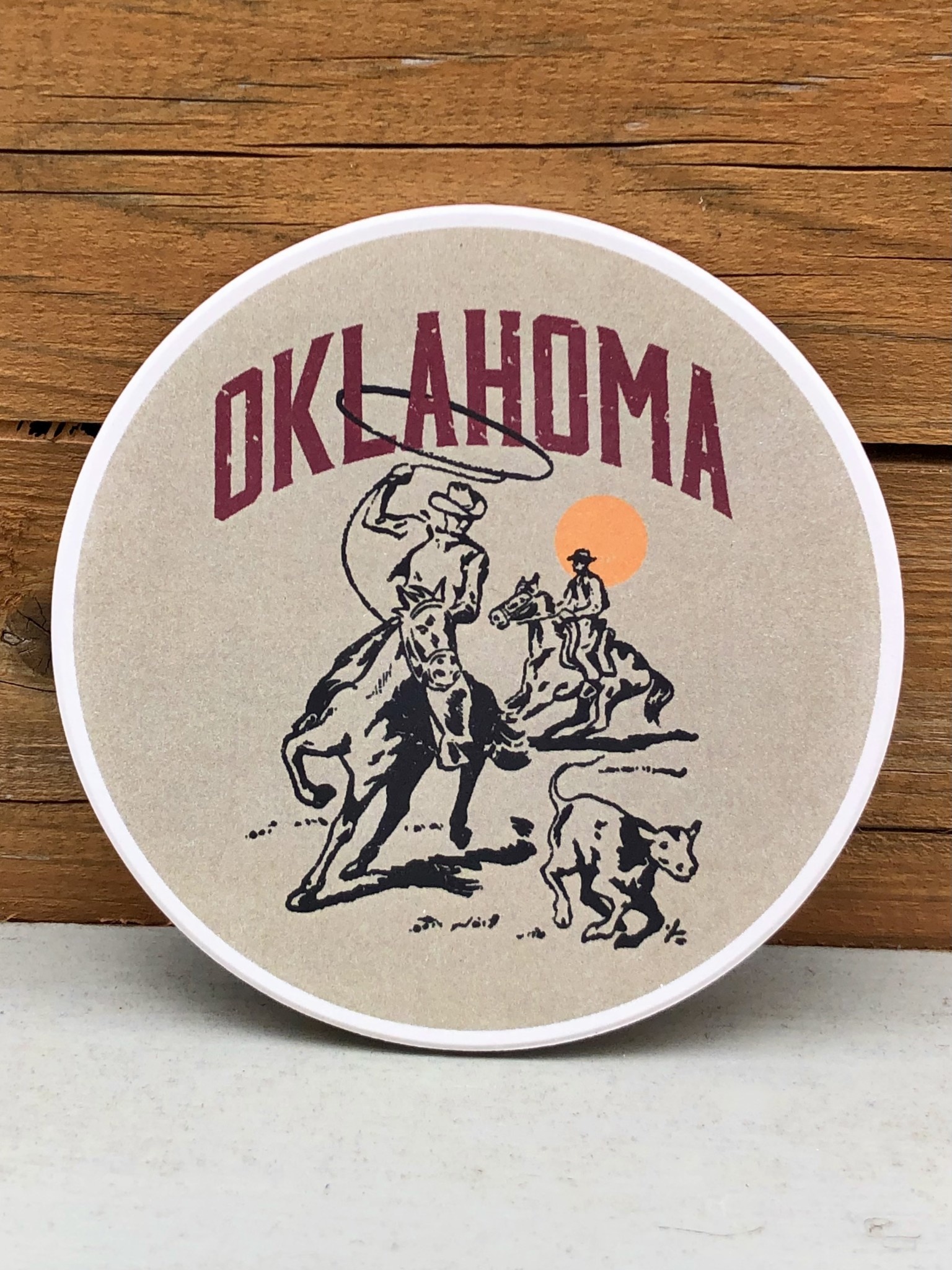 Ida Red Oklahoma Cowboy Roper Coaster