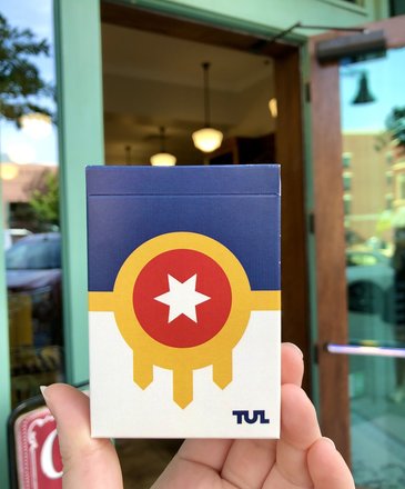 Crazy Ideas Tulsa Flag Playing Cards