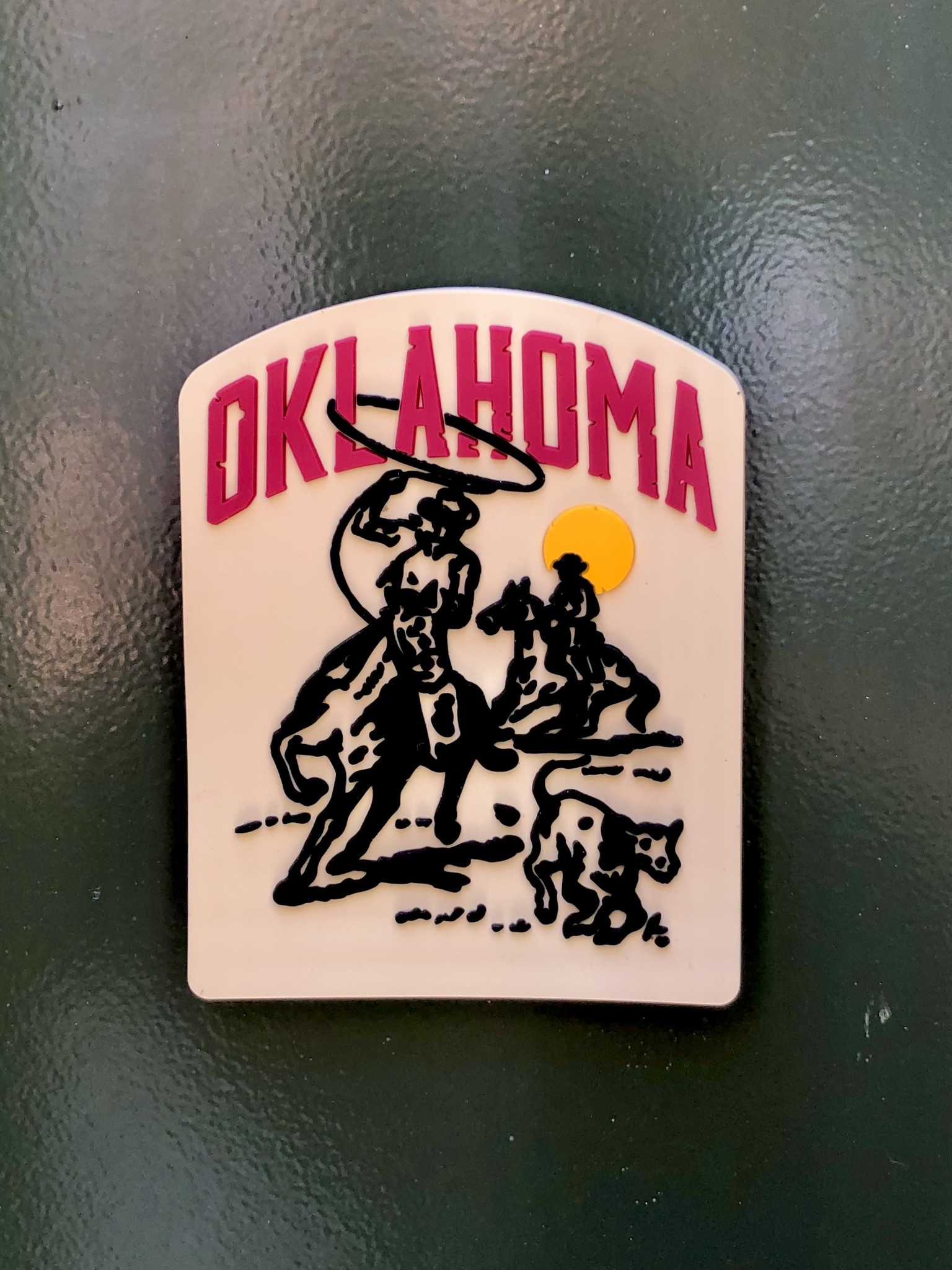 Ida Red Softie Oklahoma Cowboy Roper Magnet