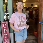 Livy Lu Pink Visit Oklahoma Thrifted Tshirt